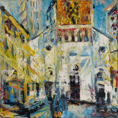 Toskana - Licht, Öl/Lw 100 x 100 cm