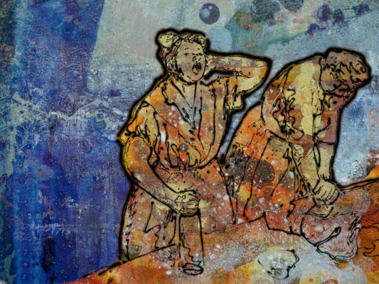 Serie "den Schaffenden" (nach E. Degas)