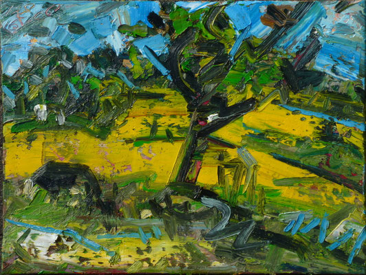 Keimbachtal, Öl/Lw 60 x 80 cm