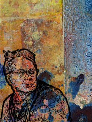 Serie "Kluge Köpfe" - S. Polke