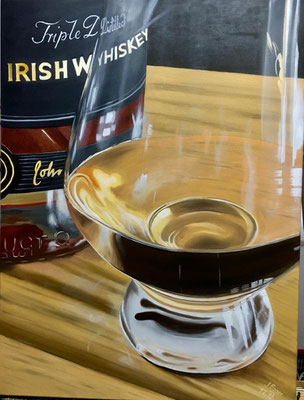 Irish Whiskey 2019, 80 x 60 cm mit Rahmen, Preis Fr. 540.-