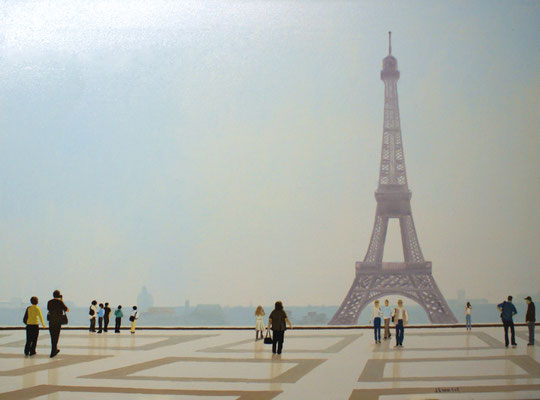 Eiffelturm Paris 2009, 72 x 54 cm, Preis Fr. 450.-