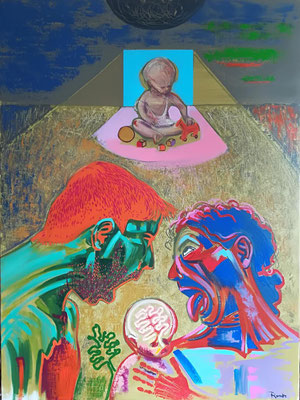 48. TRISTIS AURORA. Oil on canvas, 90x120cm, 2018_