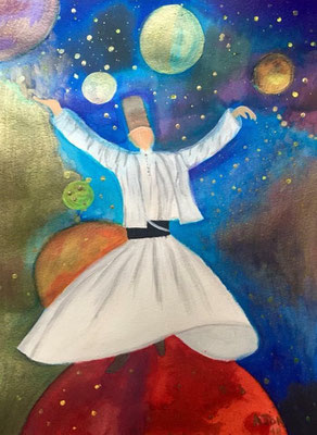 Woman Holding A Balance