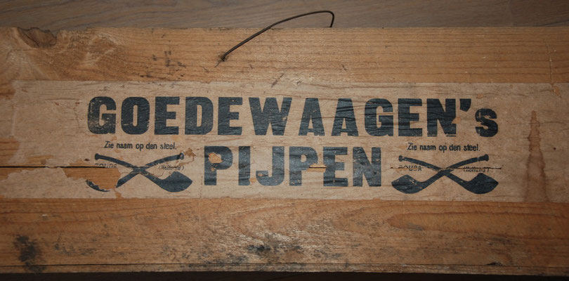 Pijpenkistje (zogenaamd 'nulletje') van Goedewaagen ; 1905-1950