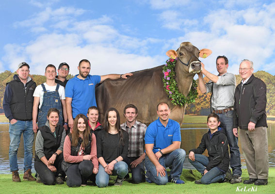 Team Braunvieh an der Swiss Expo 2018