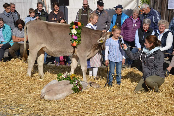 Speakern an der Viehschau in Wartau 2019