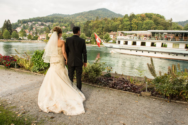 Brautpaar Am Thunersee
