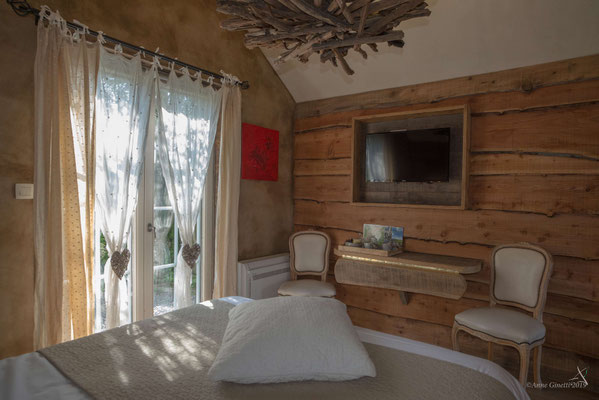 Room with television