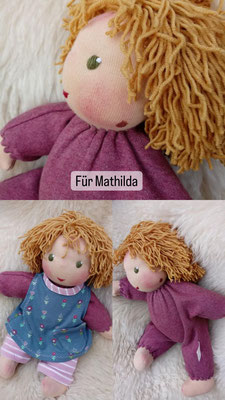 Puppe mit Feuermal - Für Mathilda - s. Blogeintrag 17. Januar 2020