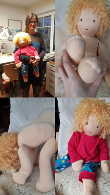 Therapiepuppe, Demopuppe, Kinderphysiotherapie, neurophysiologische Behandlungskonzepte, PT Pädiatrie, Übungspuppe, Schulungspuppe