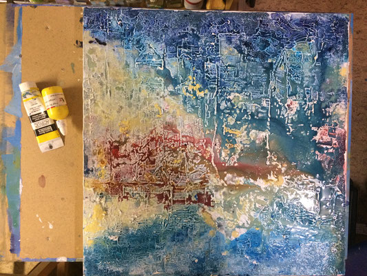 abstract, acryl, 40 x 30, 2017