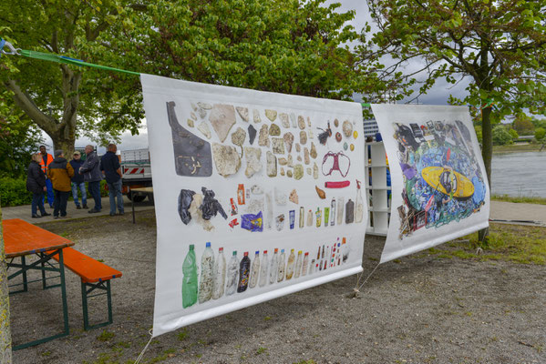 Wir machen sauber am Rhein - CleanUp-Event am Lichtenberger Ufer. Fotos: Martin Hartmann