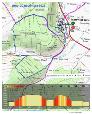 Le 20 décembre 2021, MAXEY SUR VAISE Masseraumont