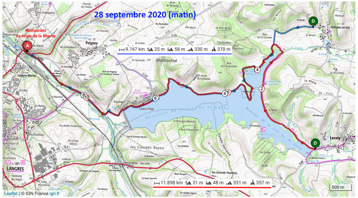 Le 28 septembre 2020 Lac de la Liez LANGRES