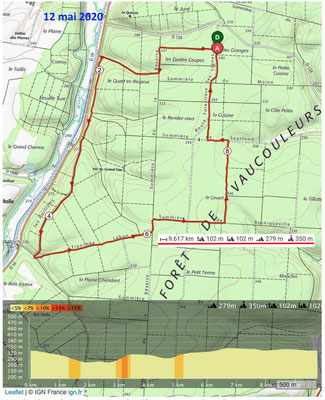 Le 12 mai 2020 Forêt de VAUCOULEURS