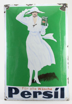 Emailleschild Persil / Kunstauktion OWL