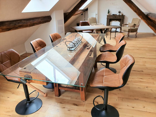 Raum für Coachings und Workshops im Coworking Saarland