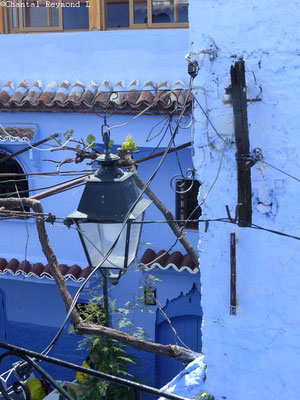 Rue de Chefchaouen - Un lampadaire