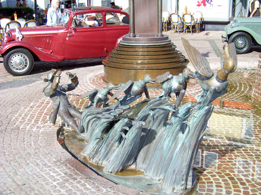 Bodenwerder- Motiv am Münchhausen-Brunnen