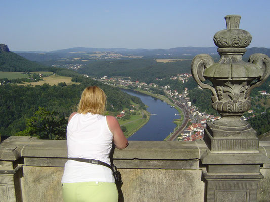 Blick von der Festung nach Süden