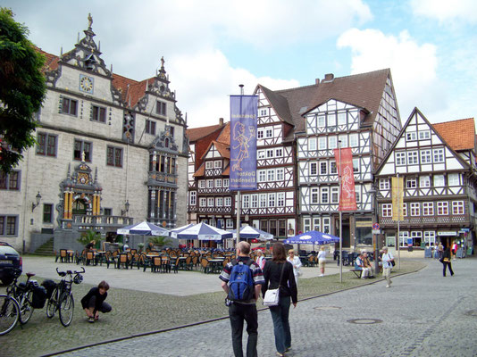 Hann Münden: Marktplatz und Rathaus