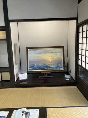 旧居内に飾られているのは複製画ですが、本物は地元の公共施設や石橋財団が管理しているものが多いです