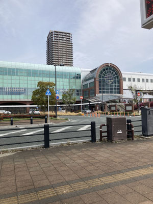 JR久留米駅から徒歩５分の場所にあったのですが、やっぱり迷った・・