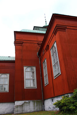 Amiralitetskyrkan, la plus grande église en bois de Suède