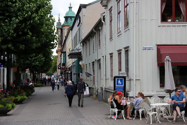 Dans le centre-ville de Kalmar