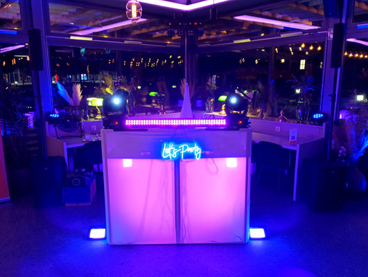 Hochzeit DJ Tim Fayne Aufbaubilder Saarland AC Saarbrücken