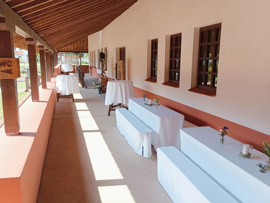 Hochzeit DJ Tim Fayne Aufbaubilder Saarland Römische Villa Borg