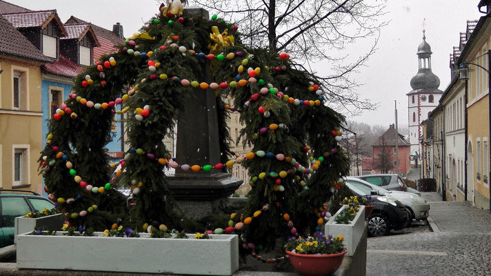 Osterbrunnen in Marktschorgast