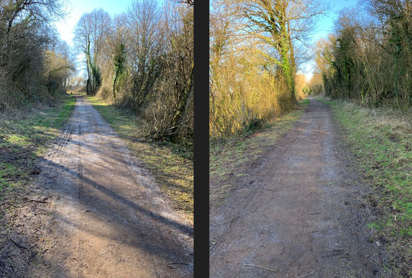 Etat du chemin, vue bidirectionnelle