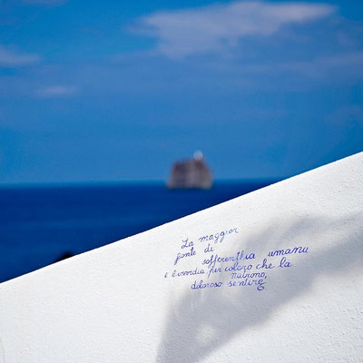 Auf der Insel Stromboli