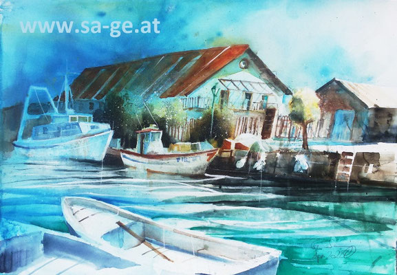 Grado - Via Riva Dandolo I, 75x52cm