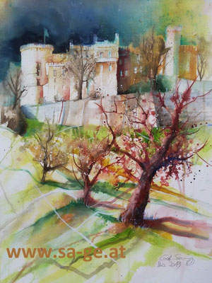 Schloss Wolfsberg. 52x69cm, 2019/11