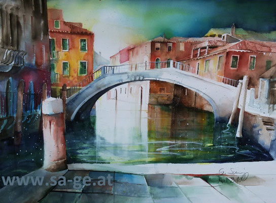 Venedig - Campo San Pantalon, 76x56cm, 2018/04 -X-