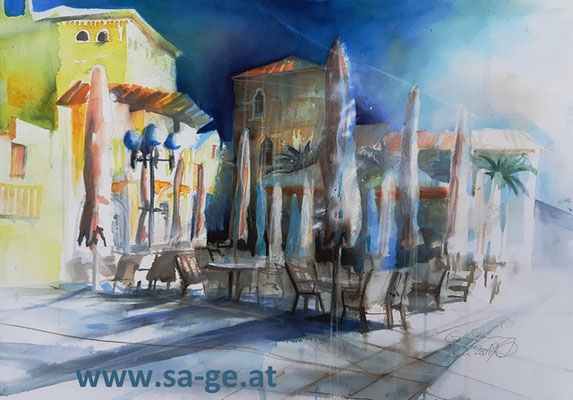 Trg Municipium Arba - 75x52cm, 2019/07
