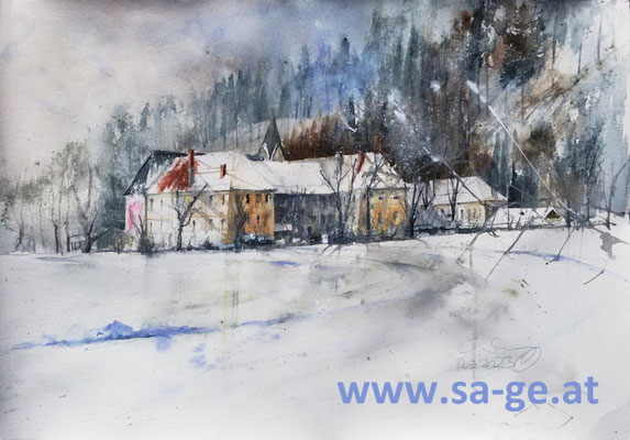 Stift Griffen - 76x53cm, 2023/12