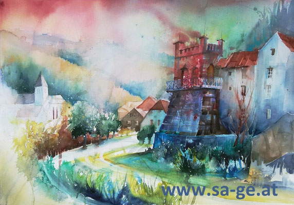 Der Hammer von St. Gertraus, 75x52cm, 2019/09