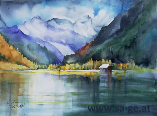 Mallnitz - Stappitzer See, 76x56cm, 2017/07 