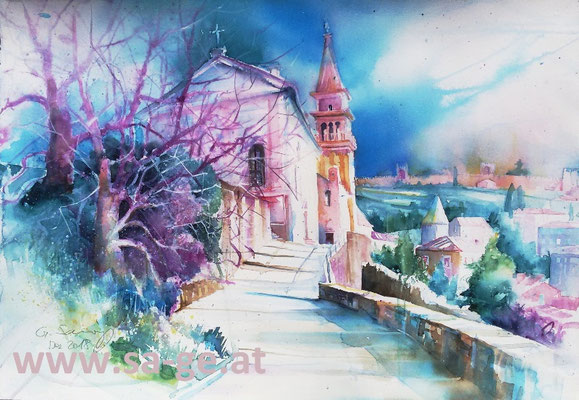 Sveti Jurija - Piran, 75x52, 2018/12