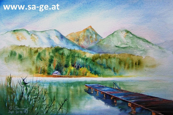 Turnersee II - 56x36cm, 2014* -X-