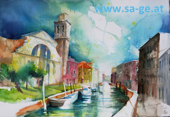 Venedig - Fondamenta Nani, 76x54cm, 2025/08