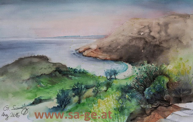 Stara Baska - 56x35cm, 2016