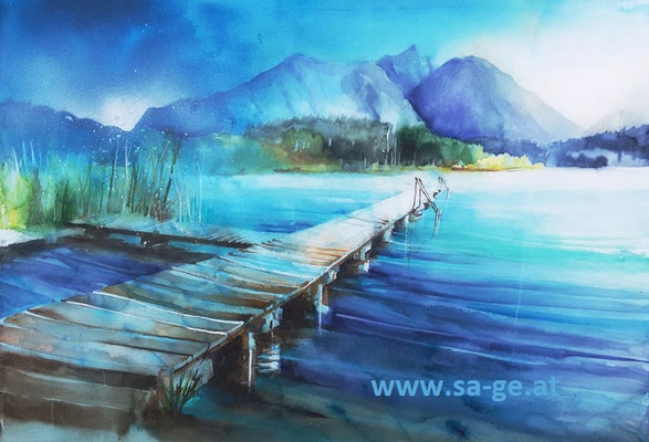 Turnersee II, 75x52cm, 2020/11