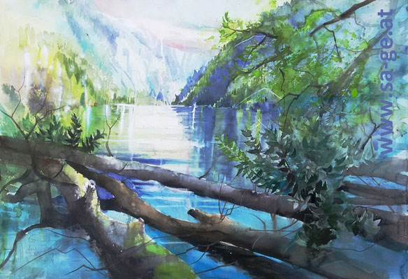 Toplitzsee, 75x52cm, 2021/08