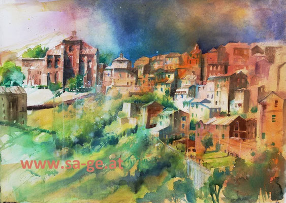 Chiesa di Sant'Agostino - Siena, 76x54cm, 2022/06