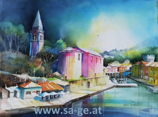Luka Veli Lošinj, 76x56cm, 2018/05